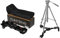 T&YFOTOP Photography Professional Heavy Duty Tripod Dolly with Rubber Wheels and Adjustable Leg Mounts for Canon Nikon Sony DSLR Cameras Camcorder Photo Video Lighting