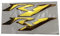 Motorrad 3D Emblem Abzeichen Aufkleber Tank Rad Aufkleber Weiche Reflektierende Aufkleber R1 R3 R6 Aufkleber Für Yamaha YZF-R1 YZF-R3 YZF-R6 (Farbe : R1 Gold)