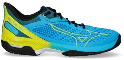 Mizuno Wave Exceed Tour 5cc, Scarpe da Paddle da Uomo, Jet Blue Bolt 2 Neon Black, 44.5 EU