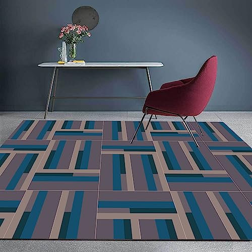 Tappeti Design Teppich rutschfest waschbarer 40 X 60 CMmodisches rechteckiges Plaid für Balkon Terrasse Wintergarten, Küche Esszimmer 40x60cm