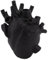 Love In Bloom Heart Vase - Black/White Anatomical Resin Vase For Modern Home Decoration