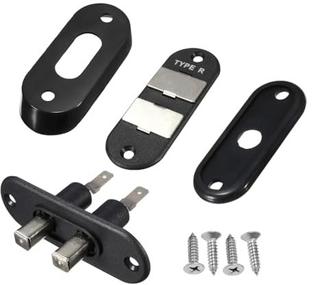 CGEAMDY Auto Schiebetür Schloss Schalter, Schiebetür Alarm Zentralverriegelung Kontaktschalter, Zentralverriegelungsmotoren Kontaktschalter Universal für Fahrzeuge LKW