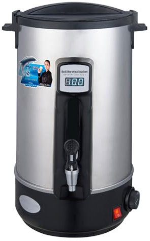 Scioglicandele Antiaderente da 8l/12l/16l/20l, crogiolo Elettrico per Candele, Candele di Cera di Soia E Cera d'Api, Kit Completo per Creazione Candele Fai da Te, Ideale per Principianti Adulti 12L