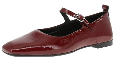Vagabond Delia Scarpe basse da donna in vernice Mary Jane, Rosso scuro, 39 EU