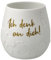 Windlicht Ich Denk an Dich! - 10 cm Accessoires