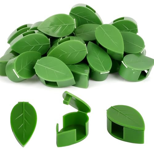Clips para plantas, clips para plantas trepadoras, 30 pinzas para plantas, pequeños, accesorios para plantas, pinzas para plantas, pinzas para plantas, soporte para plantas, soporte para plantas