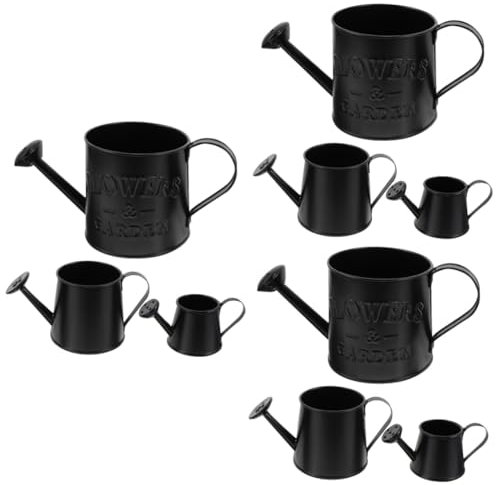 Zerodeko 3sets Blumenvase Set Vintage Metall Blumentopf Eisen Kunst Blumentopf Home Office Dekoration 3pcs * 3