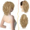 BARSDAR Klauen Clip Blond Pferdeschwanz Verlängerung 30CM Kurzes Wellige Pferdeschwanz Haare Extension Multi Layered Synthetik Clip Pferdeschwanz Haarteil für Damen Mädchen (Blond Gemischt)