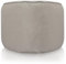 Aiire Pouf Hocker Outdoor aus Olefin - [45x30 cm] Moderner Sitzhocker Rund mit Füllung für Sitzsack Erwachsene, Jungen und Kinder - Sofa Fußhocker für Sessel aus Baumwolle Beige