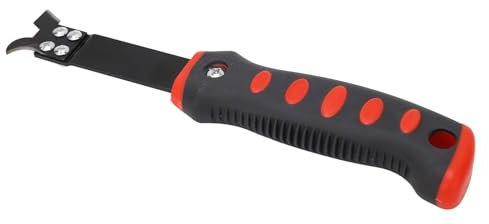 Risegun Gypsum Board Cutter, Rubber Handle Manganese Steel Blade Clean Fast Cut Gypsum Cement Board Cutter for Acrylic, Plexiglass, and Yarn Cutting