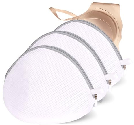 Iridsmole 3Pcs Bra Bags for Washing Machine, Reusable Bra Laundry Bag, Bra Washing Machine Bag, Mesh Wash Bags for Bras, Bra Washing Machine Wash Bags, Protective Washing Bag for Bra, Underwear