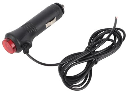 Cigarette Lighter Plug with Wire, 1.5m Male Car Cigarette Lighter Socket Power Plug Adapter On Off Switch 12V 24V Cigarette Lighter Connector Cigarette Lighter