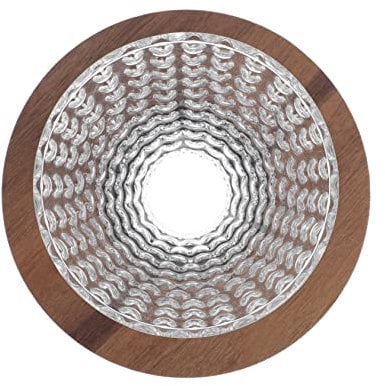 Garneck Japanischer Erdbeer-kaffeefilter Glaskegelform Wärmedämmung Kleiner Tassenfilter Holzsockel