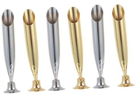 Tofficu 6stücke Retro Stifthalter Aus Edelstahl Eleganter Stiftständer Für Feder Und Kugelschreiber Für Büro Schule Und Wohnraum Kunstvolles Design Für Stilvolle Schreibtische