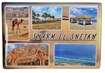 Sharm El Sheikh Aegypten Rotes Meer Souvenir , Sharm el Sheikh Kühlschrankmagnet , Aegypten Reiseandenken Geschenkartikel ,Süd Sinai