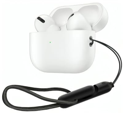Volta Cordon de Poignet Compatible avec AirPods Pro 2, lanière Anti-Chute en Nylon, Porte-clés, dragonne pour téléphone, Sangle Porte-clés (Noir)