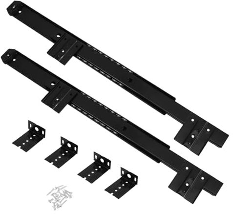 GRADENEVE 1 Set Keyboard Slide Replacement Guide Rail for Computer Table Adjustable Keyboard Stand for Smooth Drawer Action Ideal Keyboard Riser for Desk Setup