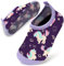 Badeschuhe Baby Kinder Wasserschuhe Schwimmschuhe Mädchen Strandschuhe Badesoken Kleinkind Aquaschuhe Barfuss Schuhe(Lila Einhorn,28/29)
