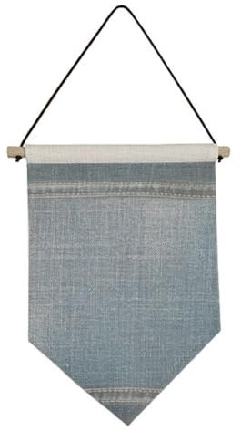 no/no Denim-Jeans-Cowboy-Futter, Textil-Leinwand-Flagge, zum Aufhängen, Wandkunst, Dekor-Banner