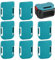 Akkuhalter Kompatibel mit Makita/Bosch, 8 Stück Akku Halterung, Batteriehalter Halterung für 18V Batterie, Wandhalterung Akkuhalter Kompatibel mit BL1860 BL1850 BL1840 BL1830 BL1820 BL1815N Akku