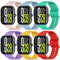 RicGloe 6 Piezas Correas de reloj para Xiaomi Redmi Watch 5/Redmi Watch 4 Hombres Mujeres,Correa de repuesto compatibles con