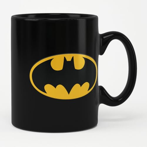 BATMAN Officially Licensed Logo Coffee Mug (Black)