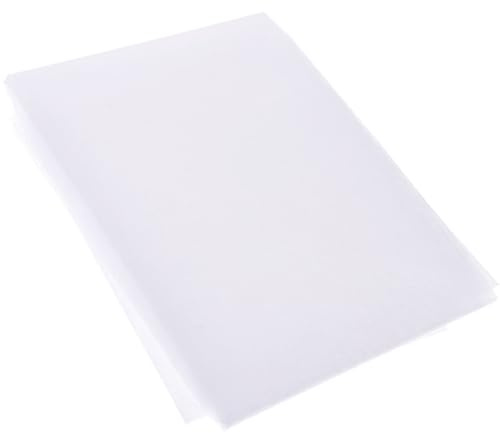 Alipis Self-adhesive Double-sided Fusible Interlining Fabric for Sewing Garments and Bags Black and White High-temperature Hot Melt Film for DIY Quilting and Clothing Supplies