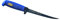 Marttiini 902919 Couteau à filet finlandais Lame traitée 19 cm, manche en caoutchouc, étui en cuir, Bleu,noir