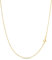 KEZEF 18k Gold über Sterling Silber 1mm Box-Kette Halskette, 18k vergoldet Halskette für Frauen und Männer, 16 Zoll