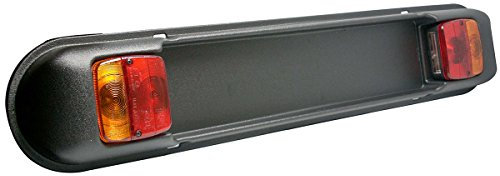 Norep 033804 Plaque Porte Vélo Câble avec Attelage, Noir, 1,50 m