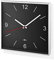 ZACK 60052 SILLAR Wanduhr, Edelstahl matt, 26.0 x 26.0 x 4.1 cm