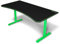Arozzi Arena Bureau Gaming incurvé Ultra Large avec Tapis sur Toute la Surface, Support de Moniteur avec découpes et Filet de Gestion des câbles – [Green]