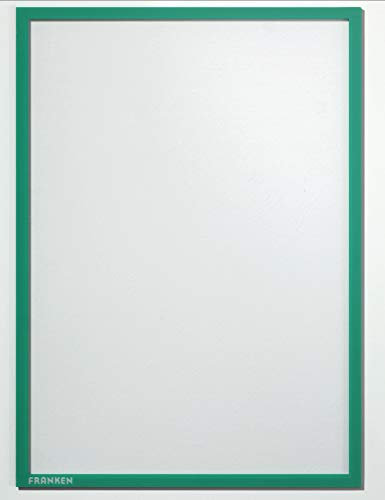 FRANKEN Dokumentenhalter Frame It ECO, DIN A3, magnetisch, 10 Stück, grün, ITH3M/10 02