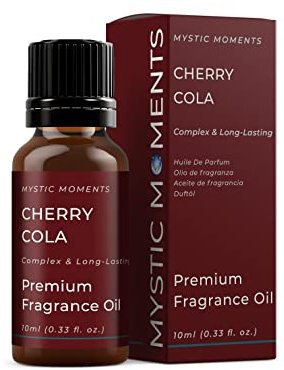 Mystic Moments | Cherry Cola Fragrance Oil | 10ml | Cherry Cola notes create a fizzy cherry cola scent for candles, soaps, wax melts and diffusers.
