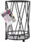 THE HOME DECO FACTORY CMKA2789 Bote Utensilios Metal, Negro, Talla única