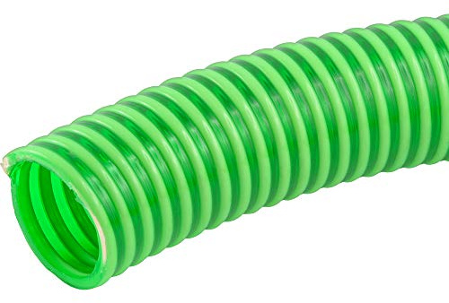Meterware PVC Saug-Druck-Spiralschlauch Innen-Ø 70 mm Vakuum Wasser | Robuster PVC Saug- und Druckschlauch mit Hart-PVC-Spirale, geeignet für Wasser, Druckluft und Vakuum