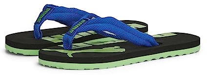 PUMA Kinder Epic Flip V2 Ps Strand- und Poolschuhe, Victoria Blue Summer Green Dark Night, 18 EU