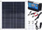 Système de Kit de Panneau Solaire, Chargeur Solaire Pliable Portable Photovoltaïque 100W 20W avec Contrôleur 100A pour Camping-car, Bateau, Tente, Voiture
