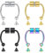 JFORYOU Faux Nez Piercing Faux Piercing Nez Non Piercing Faux Septum Faux Nez Piercing Bijoux