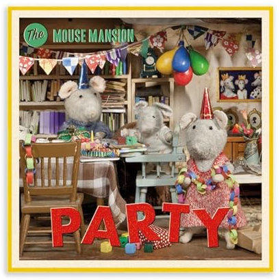Sam & Julia - Karten-Set Party mit Original-Motiven der beliebten Mäusehaus-Bücher - 10 Faltkarten und Umschläge in Premium-Qualität, 5 lustige Mäuse-Motive (je zwei Karten) für Kinder ab 4