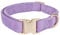 YUDOTE Ultra-soft Dog Collar Natural Cotton Corduroy Made for Medium Dogs with Sensitive Skin,Lilac