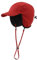 Magracy Outdoor-Baseballkappe für Herren, wasserdicht, Wintermütze mit Ohrenklappen, rot, L