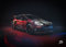 Displate - Metallposter - Magnet-Montage - M-Sport Ford WRC Team - Ford Fiesta Rally 2 - Ford Fiesta Rally 2 front - Größe M - 32x45cm Matt