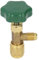Oumefar Aria Condizionata Valvola Refrigerante Rame ABS Proof 1/4in SAE Valvola Serbatoio Refrigerante Antiscivolo per Filettatura 7/16in 28unf