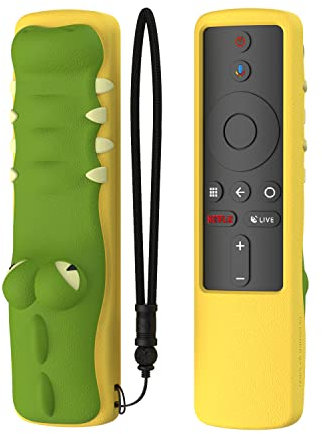 New and Improved Silicone Compatible for Xiaomi Mi Box S/4X TCL RC802V FNR1 40S334 50S434 40S330 70S43 TV Remote Case with Shockproof Protection and Anti-Lost lanyard