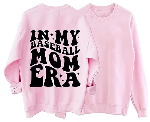 Yowablo Turnanzug Mädchen Langarm Mit Hose Modisches und lustiges IN MY DANCE MOM-Sweatshirt mit Rundhalsausschnitt für Damen Pullover Ohne Ärmel Herren (Red, XL)