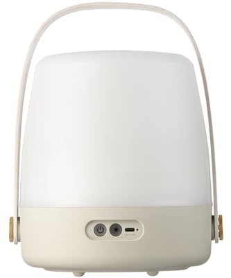 Kooduu - Lite-up Tragbare Lampe - Dimmbares Licht, über USB aufladbar - Innen- und Außenbereich im Wohnzimmer, Schlafzimmer, Kinderzimmer, Balkon, Garten oder Patio, Sand
