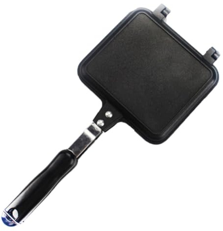 Wedhapy Sandwich Toaster Toastie Maker Bankside Grill Camping Sandwich Toaster Outdoor Grill Frühstücksherd Toaster