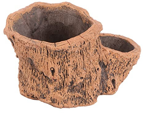 Toddmomy 1stk Blumentopf Aus Zement Treibholz Pflanzer Pflanzgefäße Für Zimmerpflanzen Pflanze Pflanztopf Blumentöpfe Für Den Außenbereich Miniaturhalter Kaktushalter Holzvase Wurzel