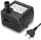 Mini pompe à eau, 3W 180 L/H Petite pompe à eau Pompe d'aquarium ultra silencieuse pour mini bacs à poissons, mini bacs à plantes, mini aquarium, étang d'aquarium